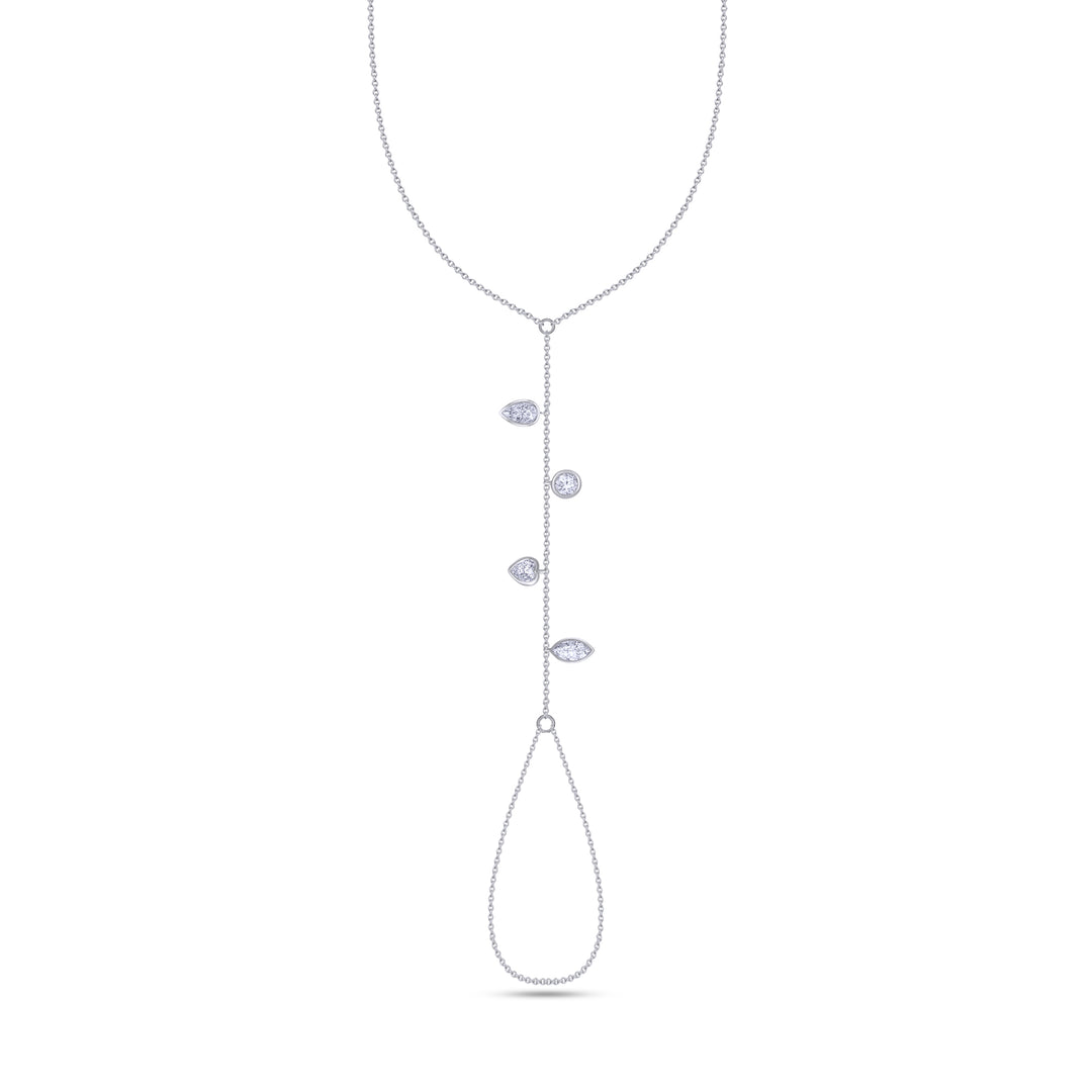 Fancy Shape Diamond Hand Chain
