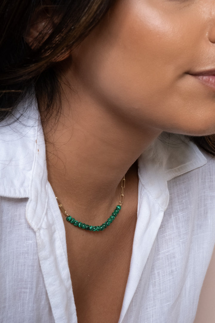 Atlanta Malachite Choker