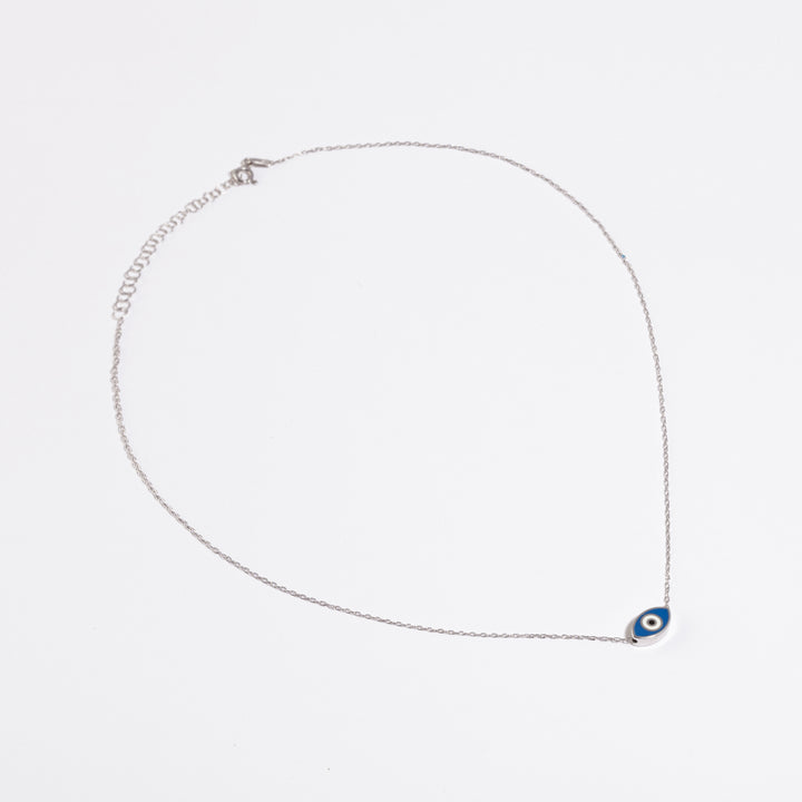 Accra Enamel Evil Eye Necklace